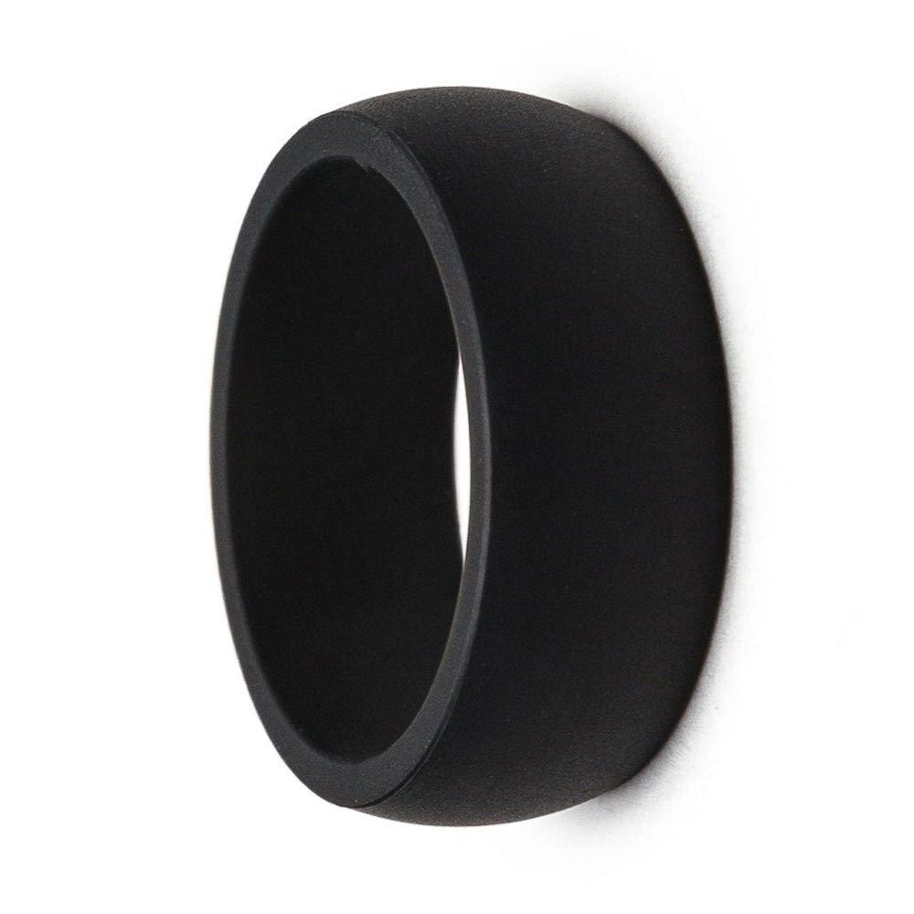 Black Thick Silicone Rubber Ring | 8.7mm