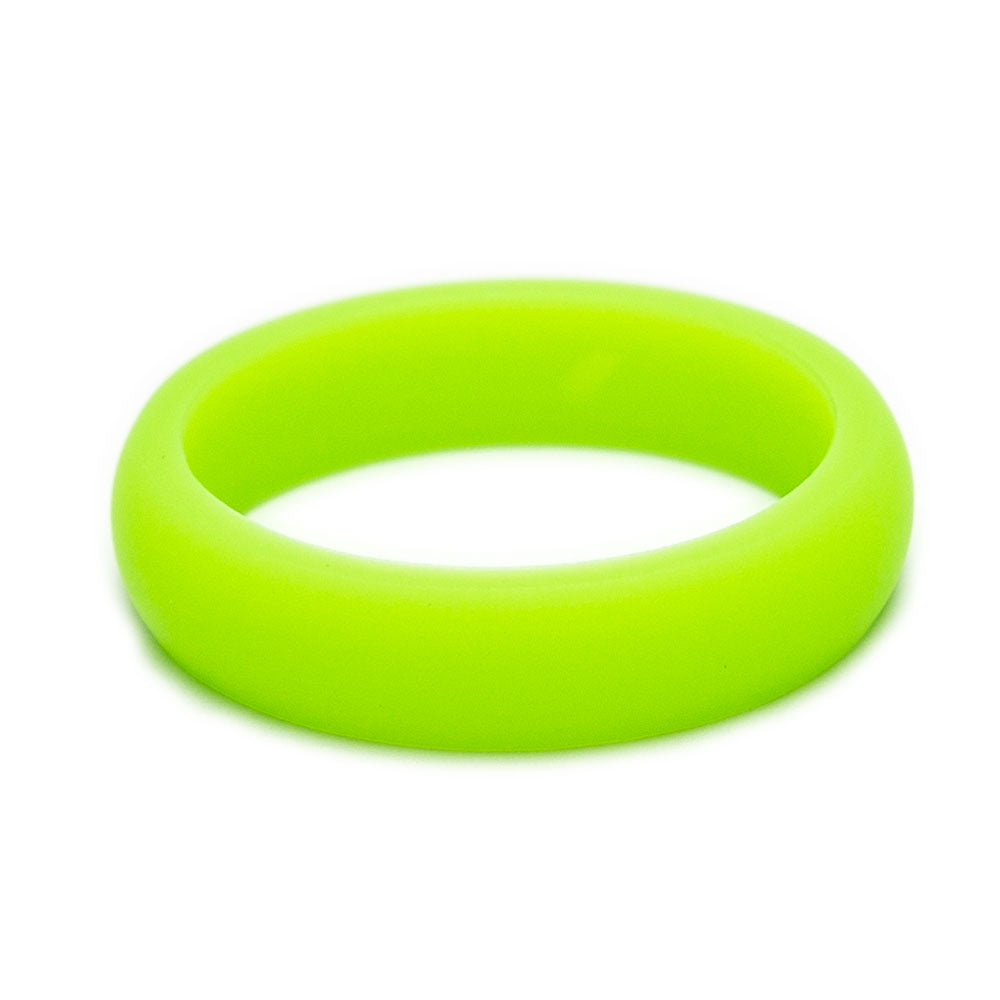 Neon Green Thick Silicone Rubber Ring