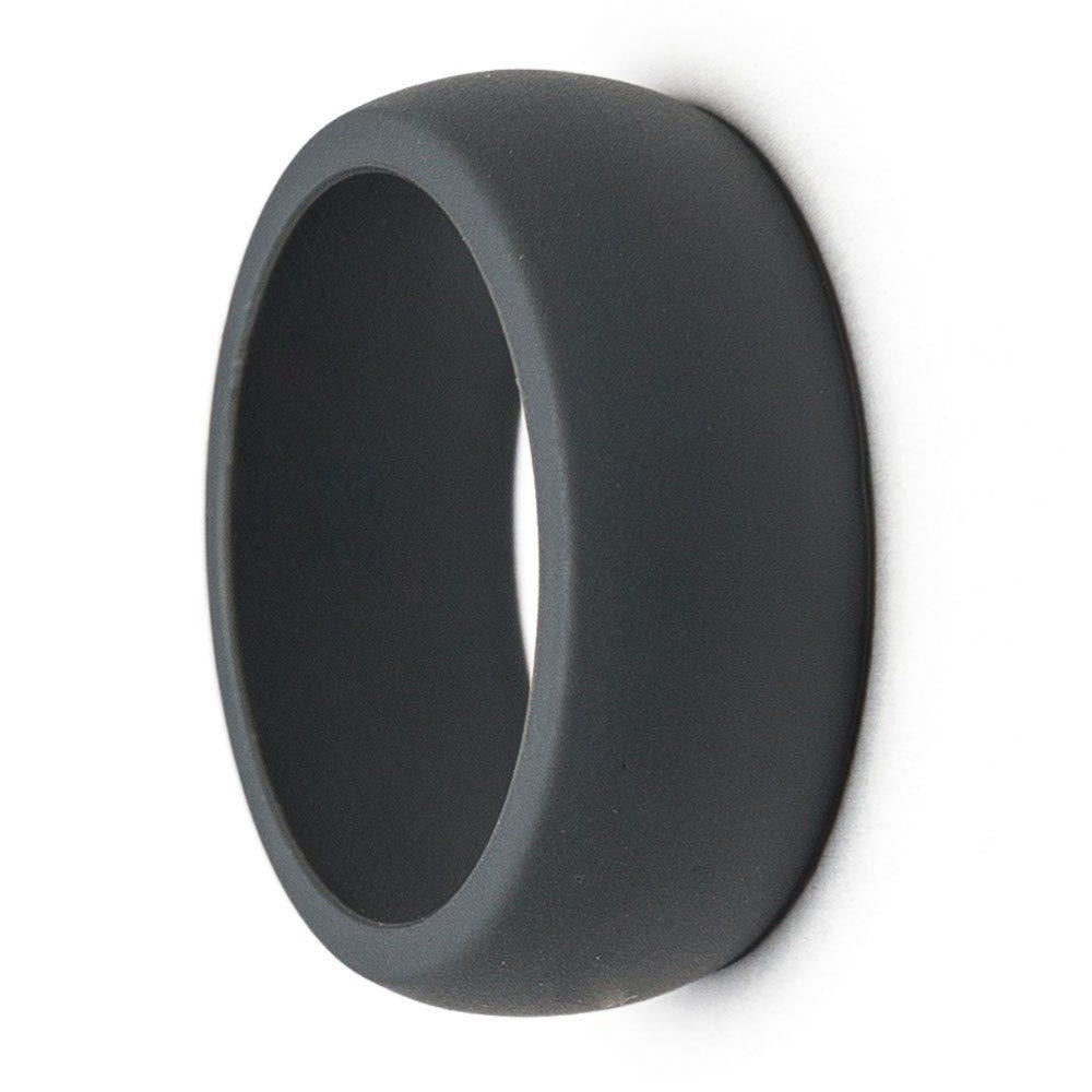Charcoal Thick Silicone Rubber Ring | 8.7mm