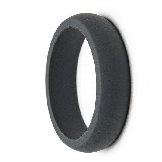 Charcoal Thin Silicone Rubber Ring | 5.5mm