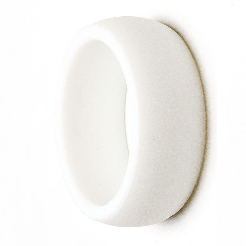 White Thick Silicone Rubber Ring | 8.7mm