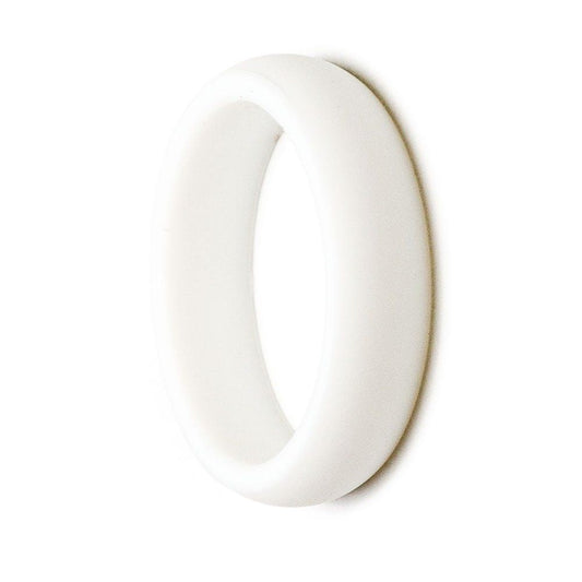 White Thin Silicone Rubber Ring | 5.5mm