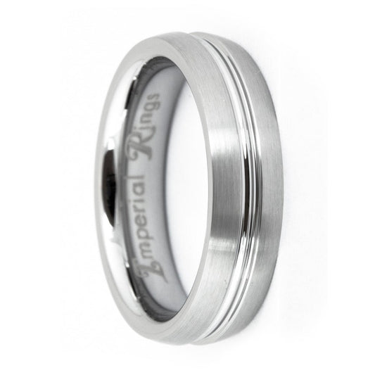 silver-brushed-tungsten-carbide-ring-with-polished-inlay-6mm